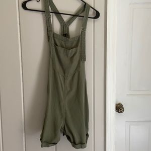 green short overalls